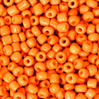 Seed beads 8/0 (3mm) Festive orange